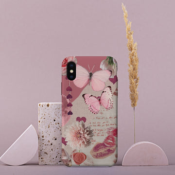 AA017 - Vintage Butterfly - Mobile Case