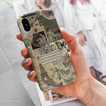 RD020 - Vinage Butterfly - Aesthetic Mobile Case
