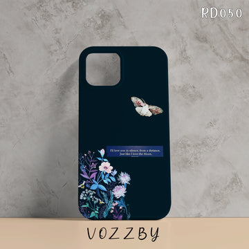 RD050 - I`ll Love You in Silence - Butterfly Mobile Case