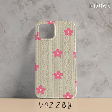 RD065 - Pink Floral - Aesthetic Mobile Case
