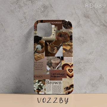 RD089 - Brown Vintage - Mobile Case