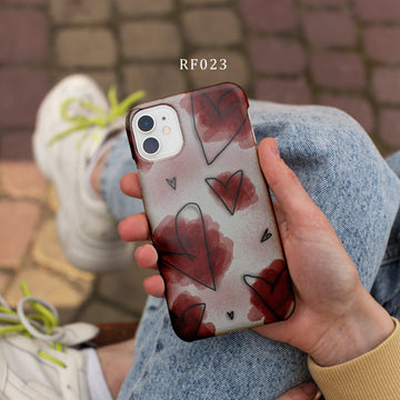 RF023 - Red Hearts - Aesthetic Mobile Case