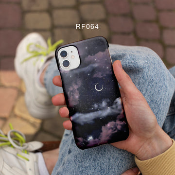 RF064 - Moon & Clouds -Aesthetic Mobile Case