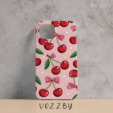 RF091 - Cherries Pattern - Mobile Case