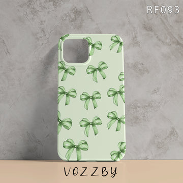 RD093 - Green Bows - Mobile Case