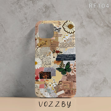 RF104 - When You Go Through Deep Water - Floral Mobile Case