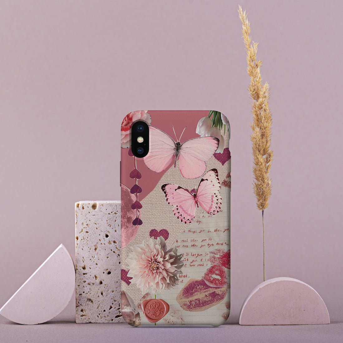 AA017 - Vintage Butterfly - Mobile Case
