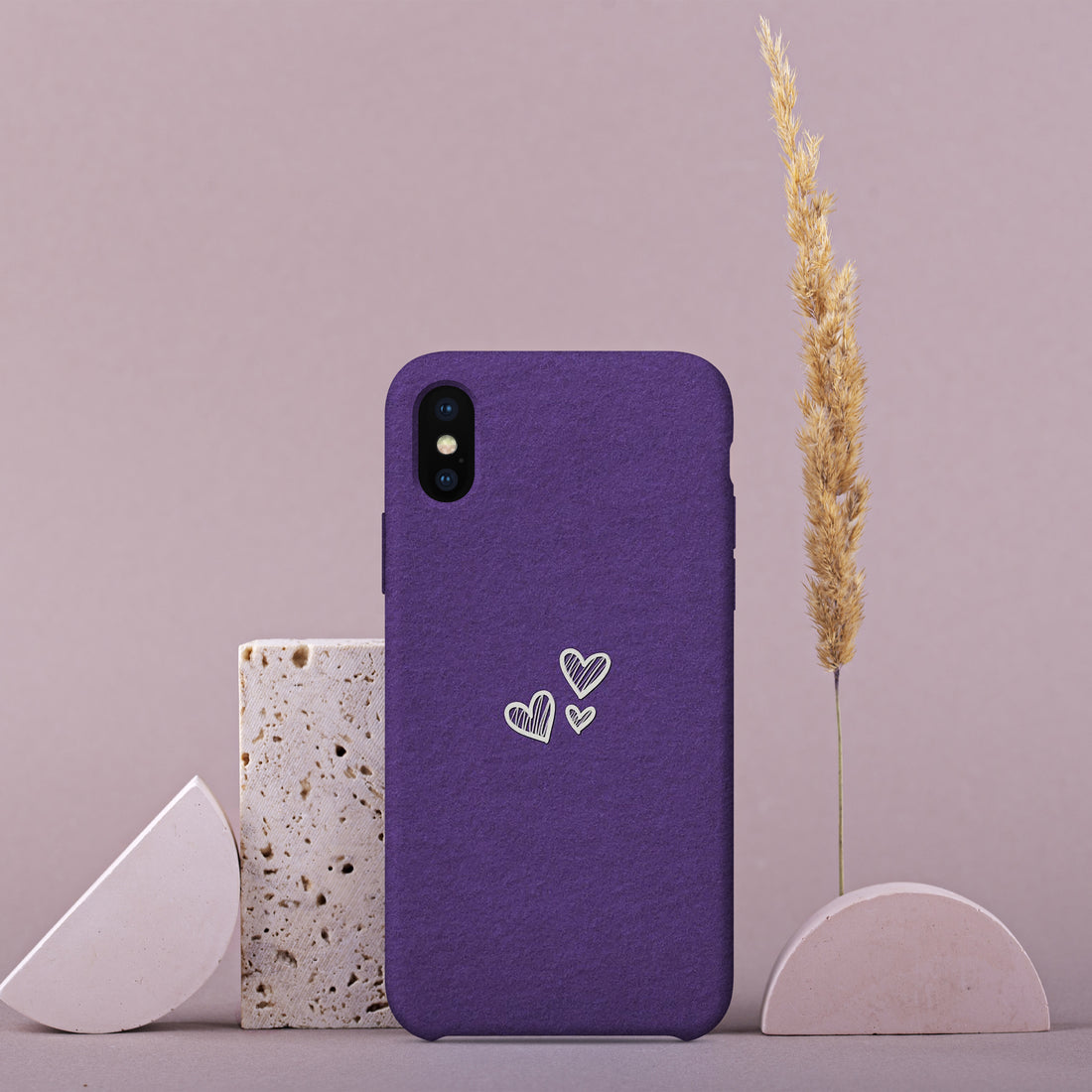 AA042 - Vintage Hearts - Mobile Case