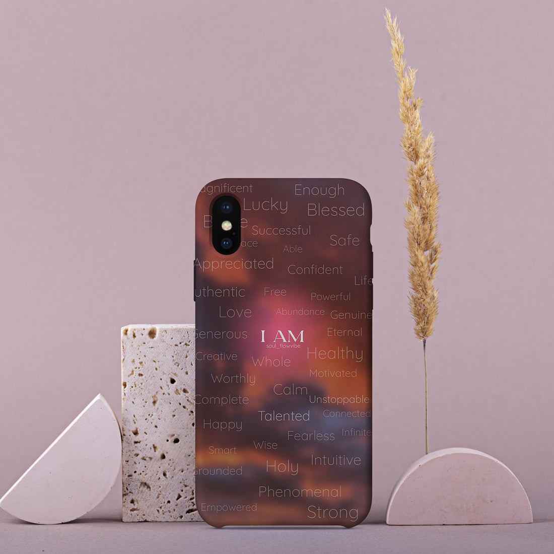AA043 - I AM - Motivational Quotes Mobile Case
