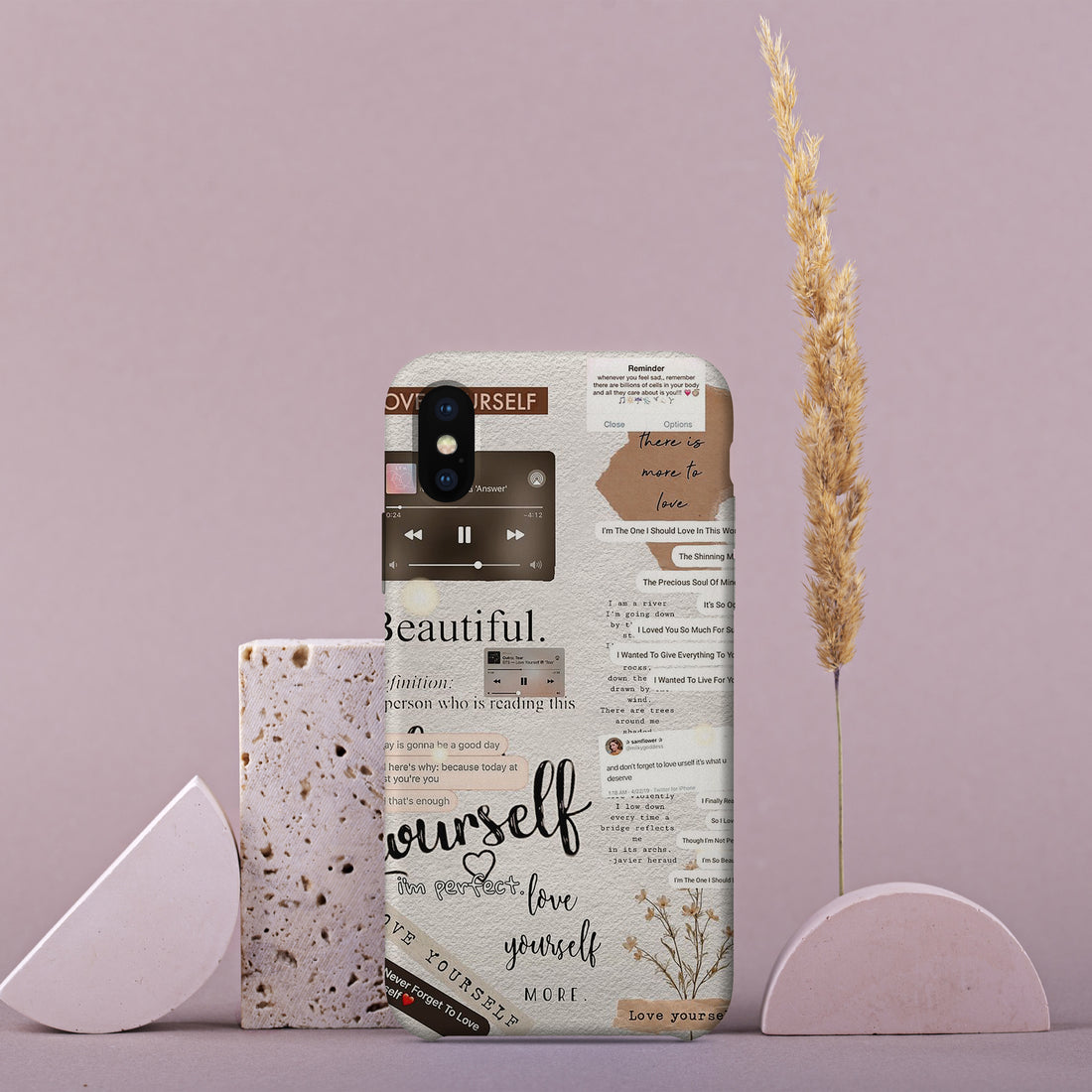 AA045 - Love Yourself - Aesthetic Mobile Case