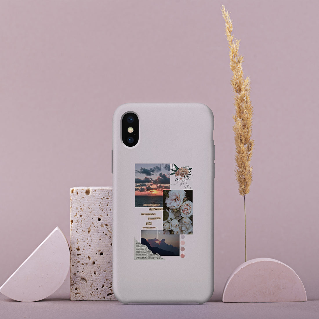 AA054 - Aesthetic Floral - Mobile Case