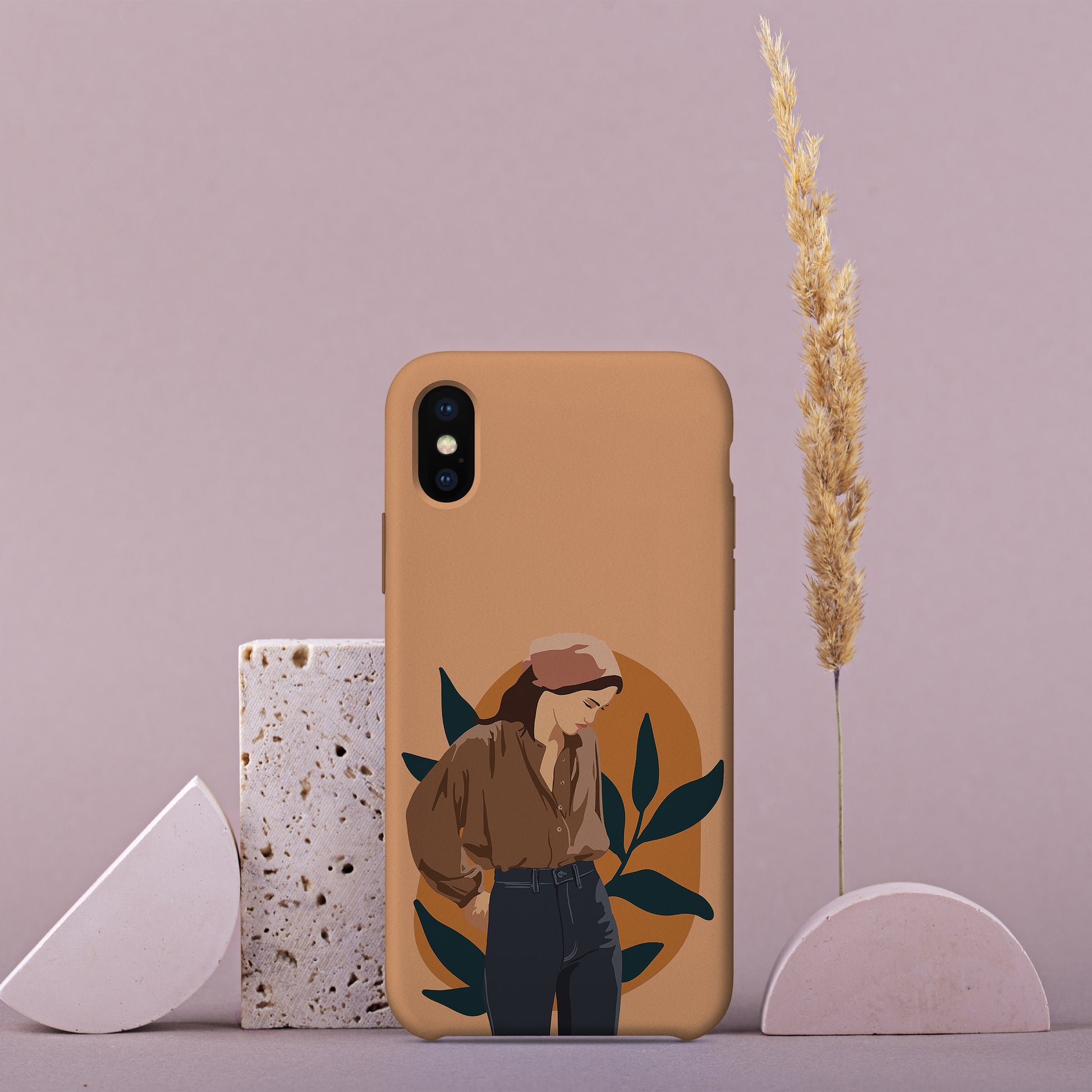 AA066 - Illustration of Women - Aesthetic Mobile Case