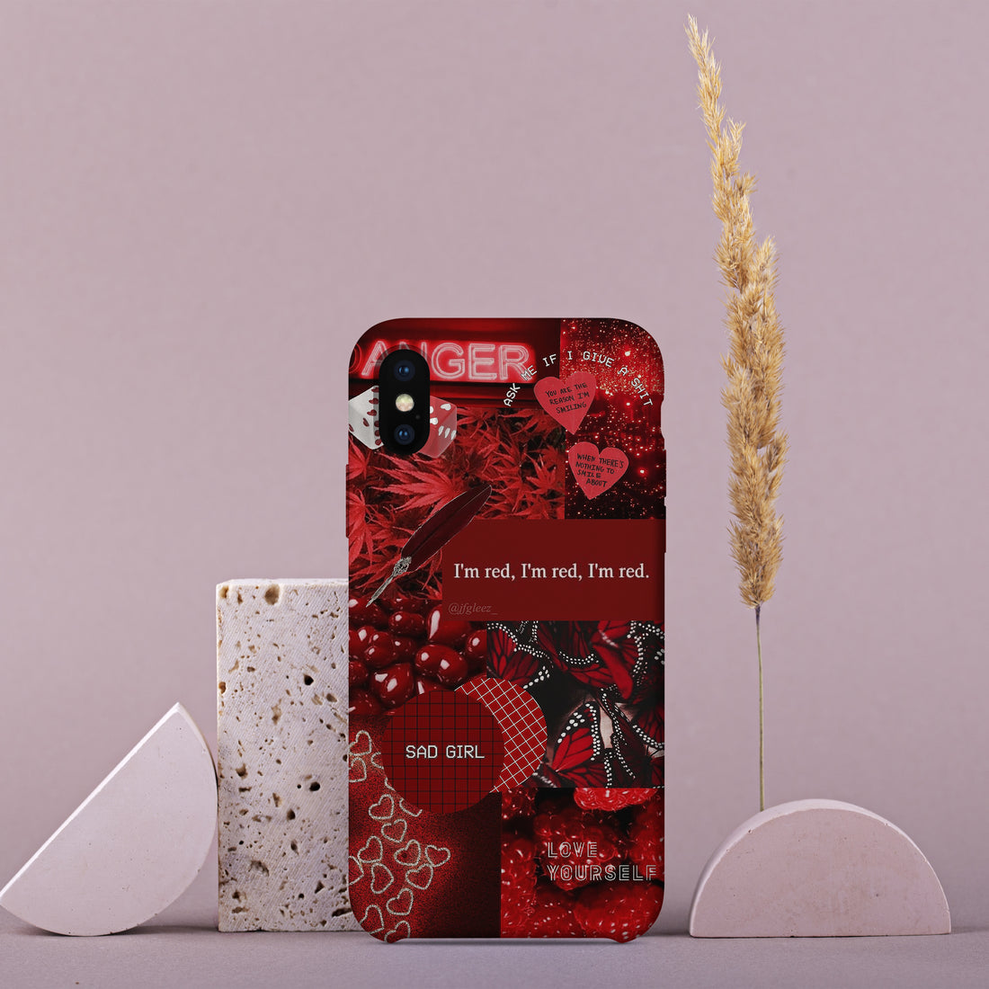 AA069 - Sad Girl - Aesthetic Mobile Case