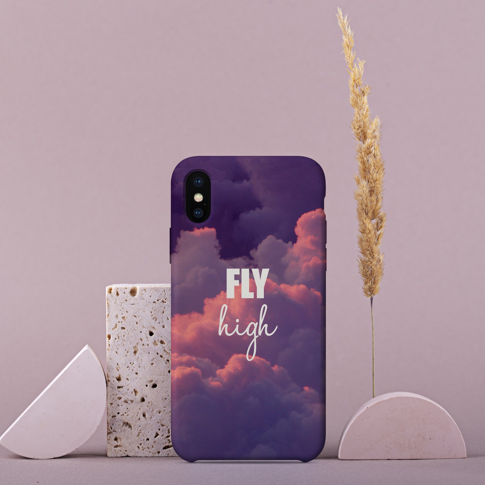 AA071 - Fly High - Clouds Mobile Case