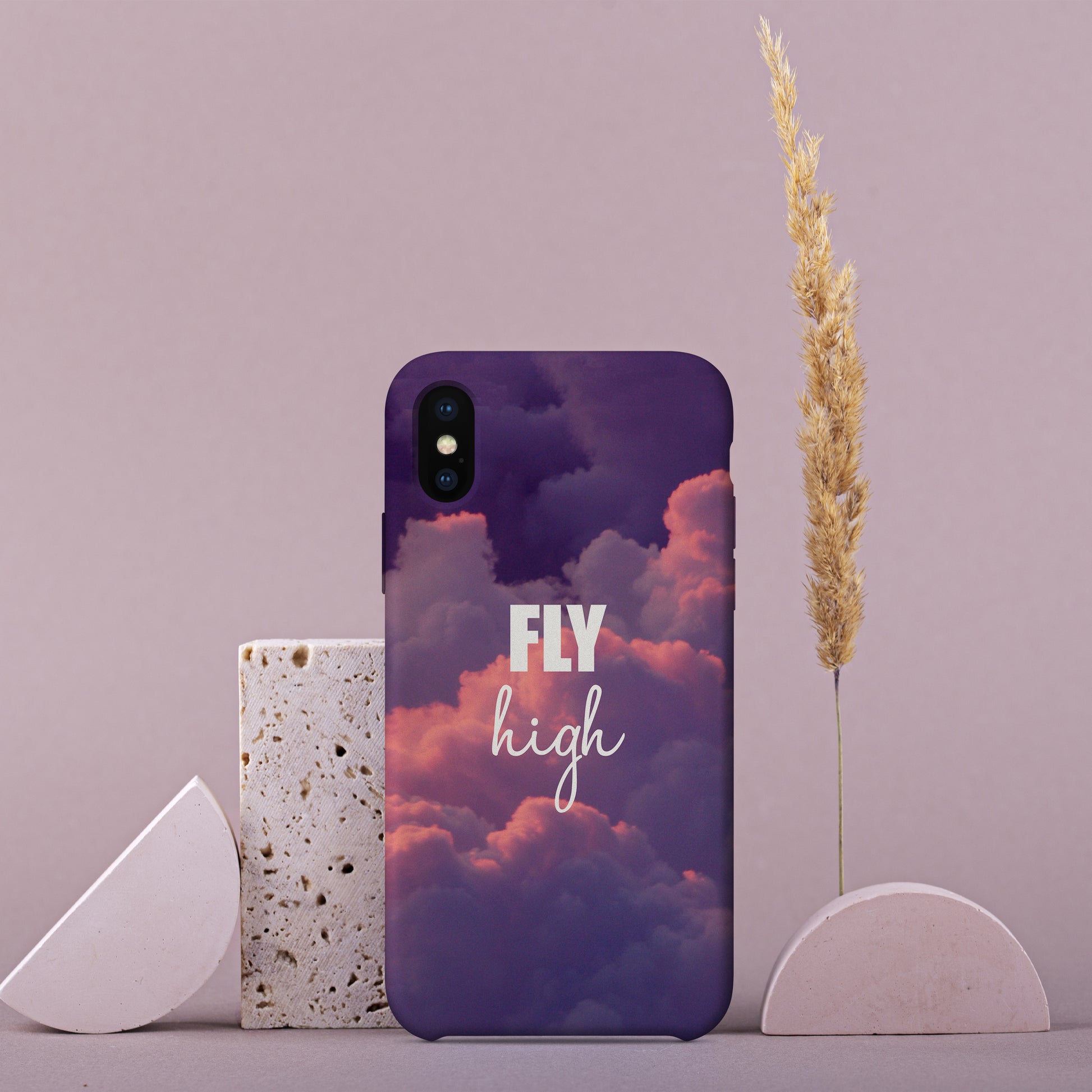AA071 - Fly High - Clouds Mobile Case