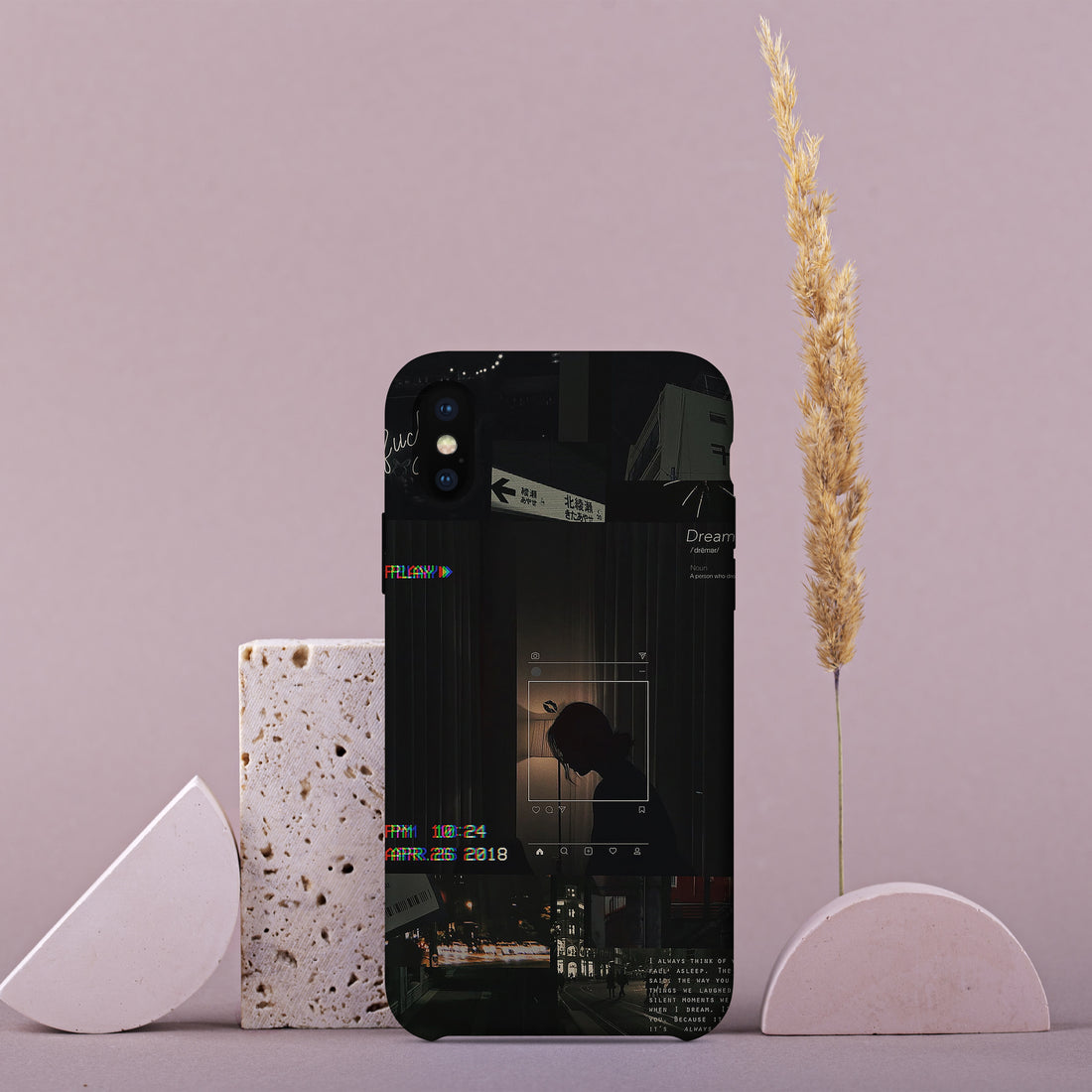 AA077 - Vintage Floral - Mobile Case