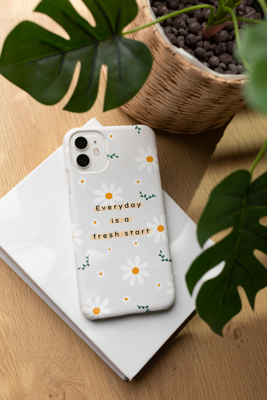 Ad019 - Everyday is a Fresh Start - Floral Mobile Case