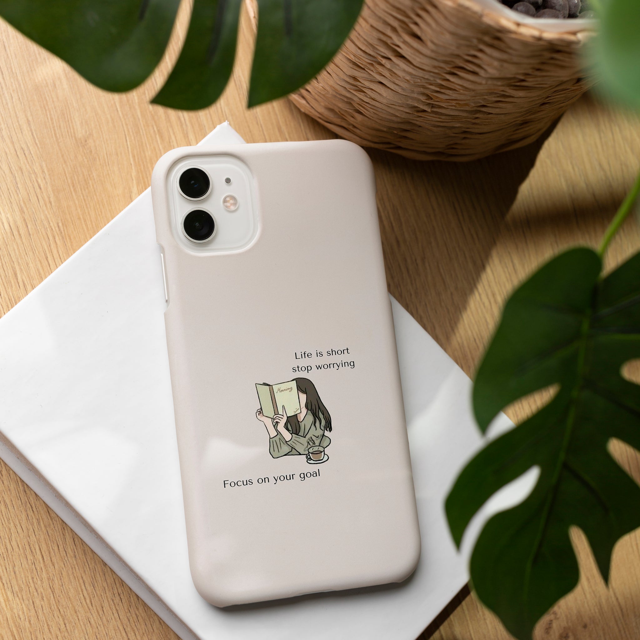 AD034 - Focus on Your Goals - Quote Mobile Case