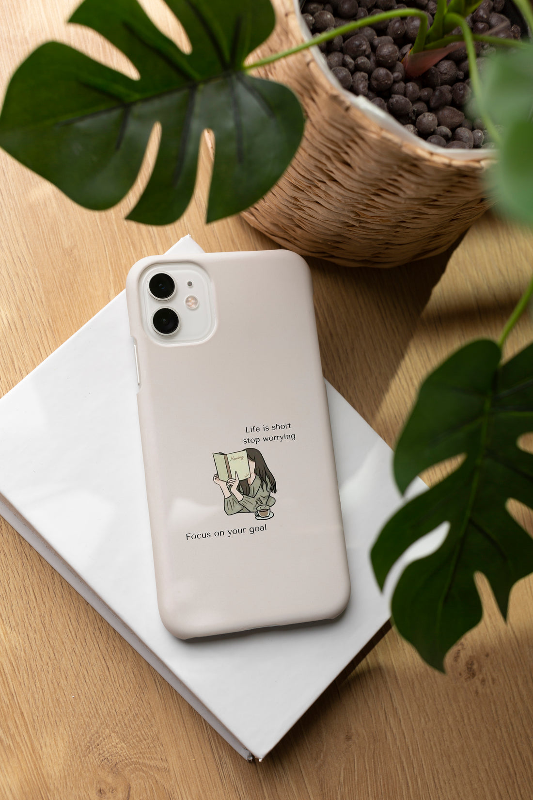 AD034 - Focus on Your Goals - Quote Mobile Case