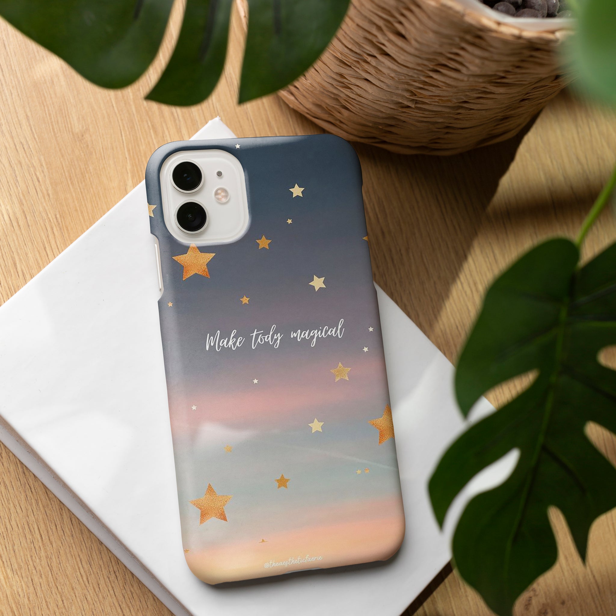AD044 - Clouds & Stars - Quote Mobile Case