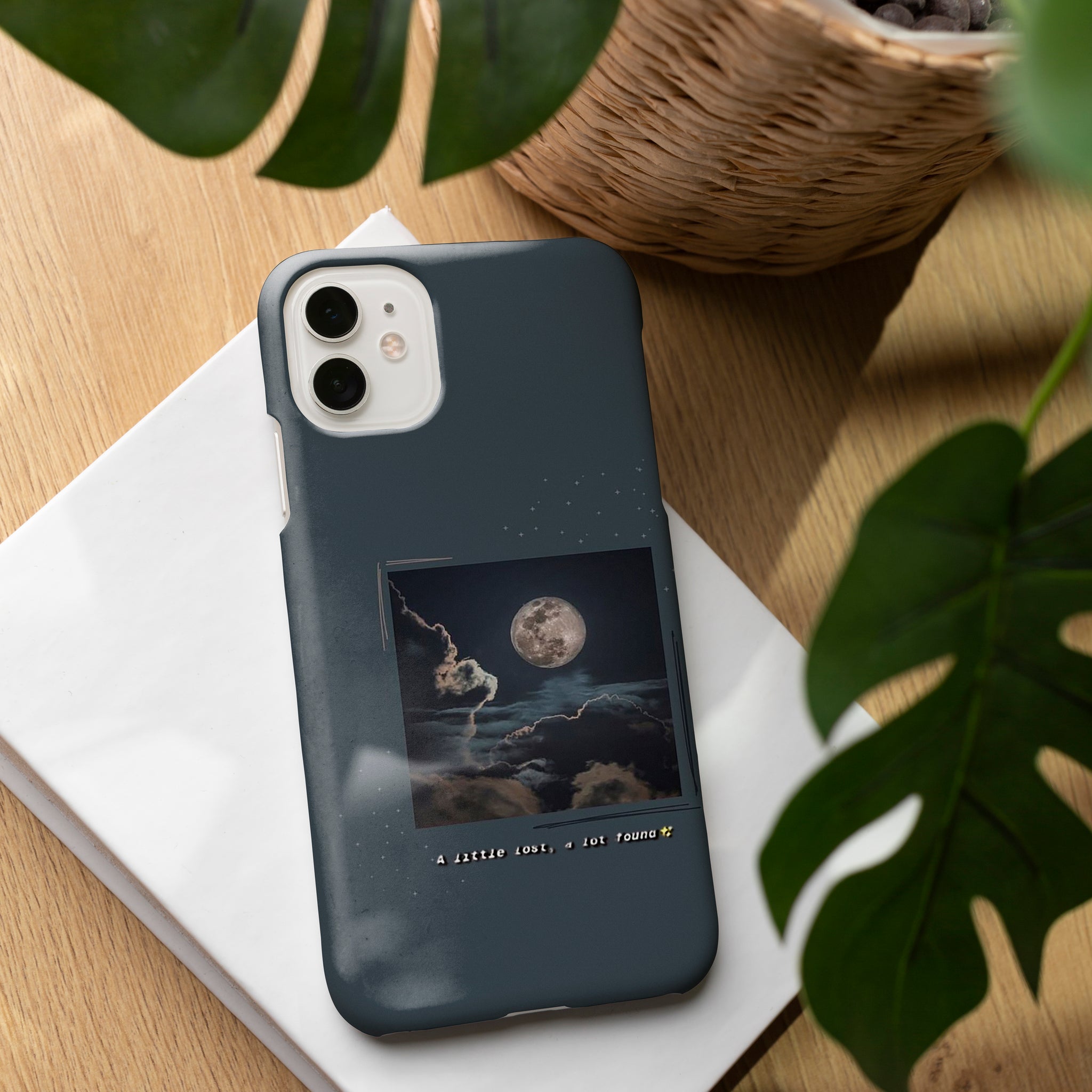 AD079 - A Lost , A Little Found - Moon Mobile Case