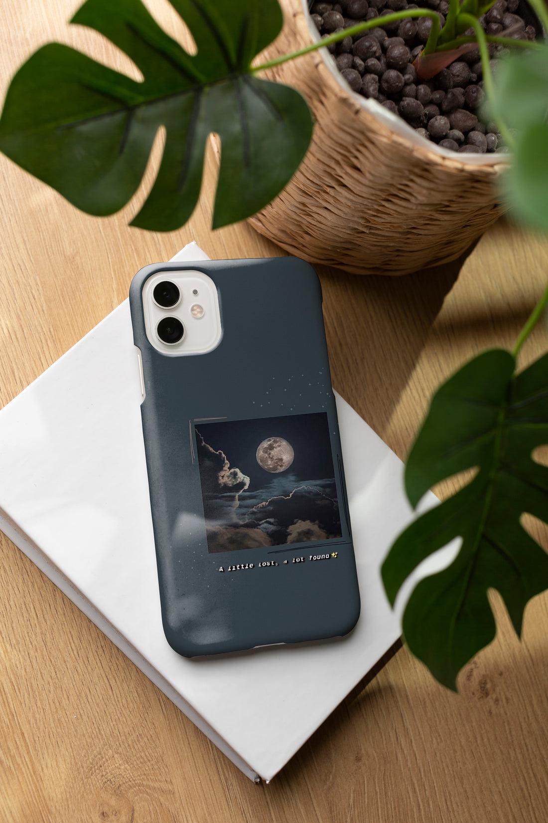 AD079 - A Lost , A Little Found - Moon Mobile Case
