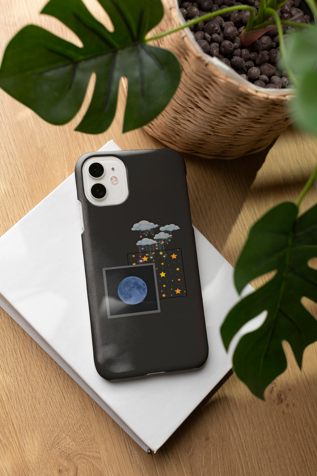 AD080 - Moon & Clouds - Mobile Case