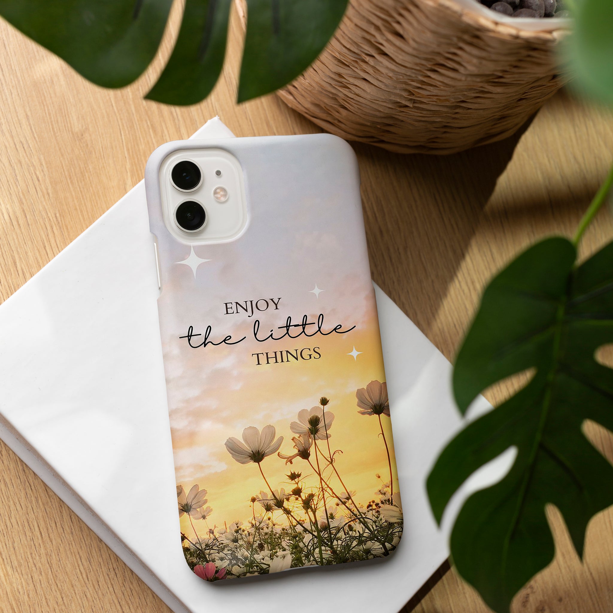 AD081 - Enjoy The Little Things - Floral Mobile Case