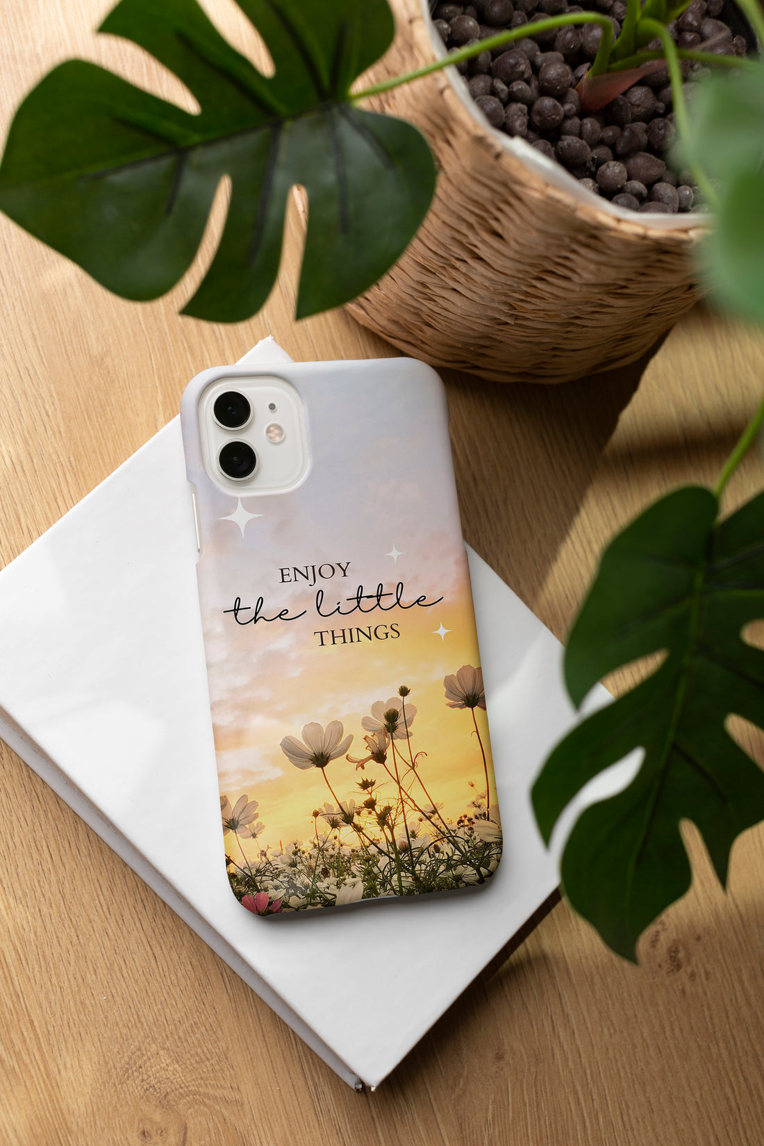 AD081 - Enjoy The Little Things - Floral Mobile Case