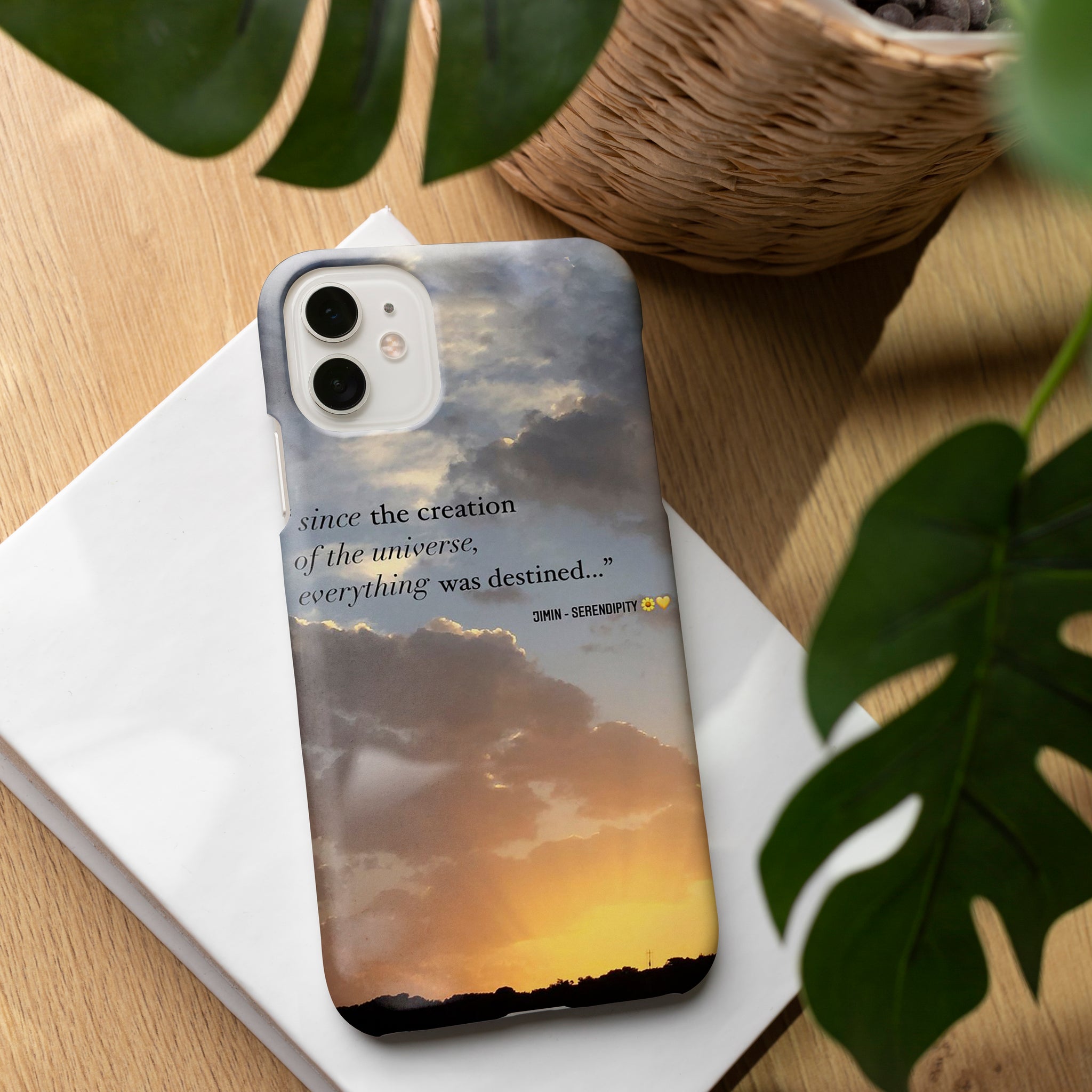 AD085 - Since The Creations - Quotes Mobile Case
