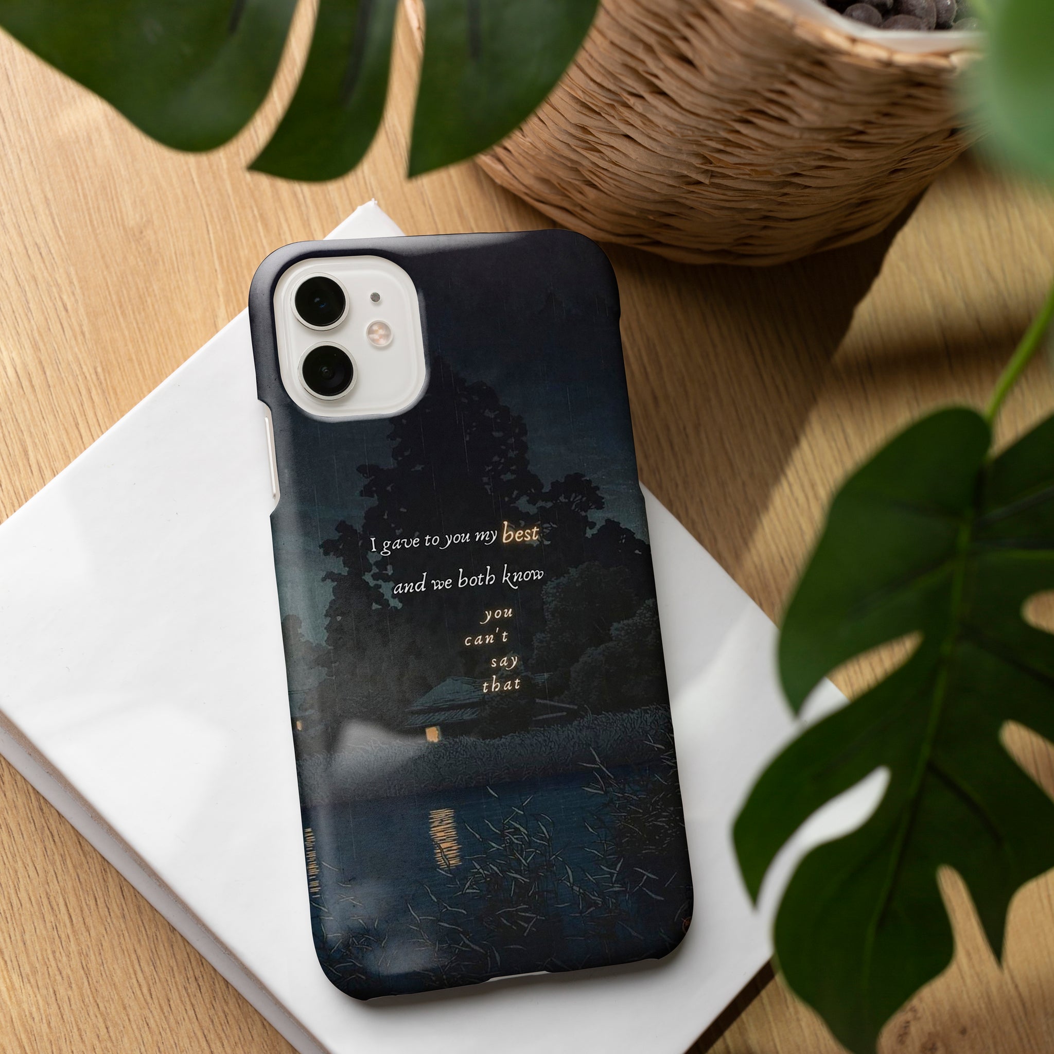 AD088 - I Gave to You My Best - Quotes Mobile Case