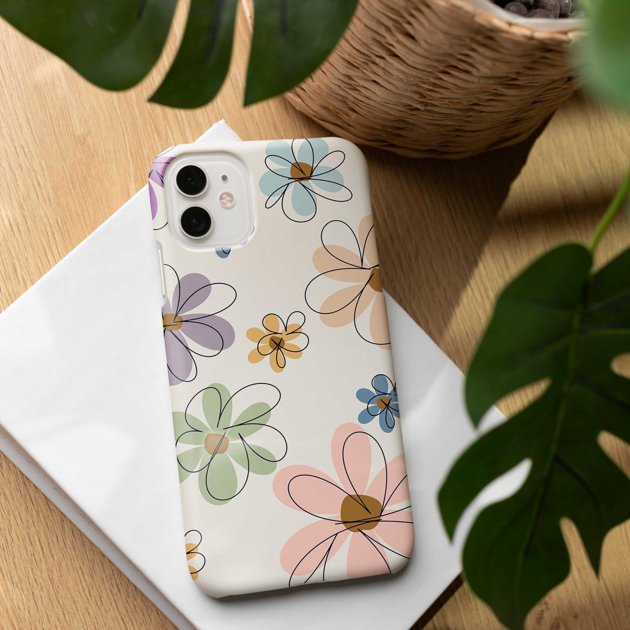 AD091 - Colorful Floral -Mobile Case