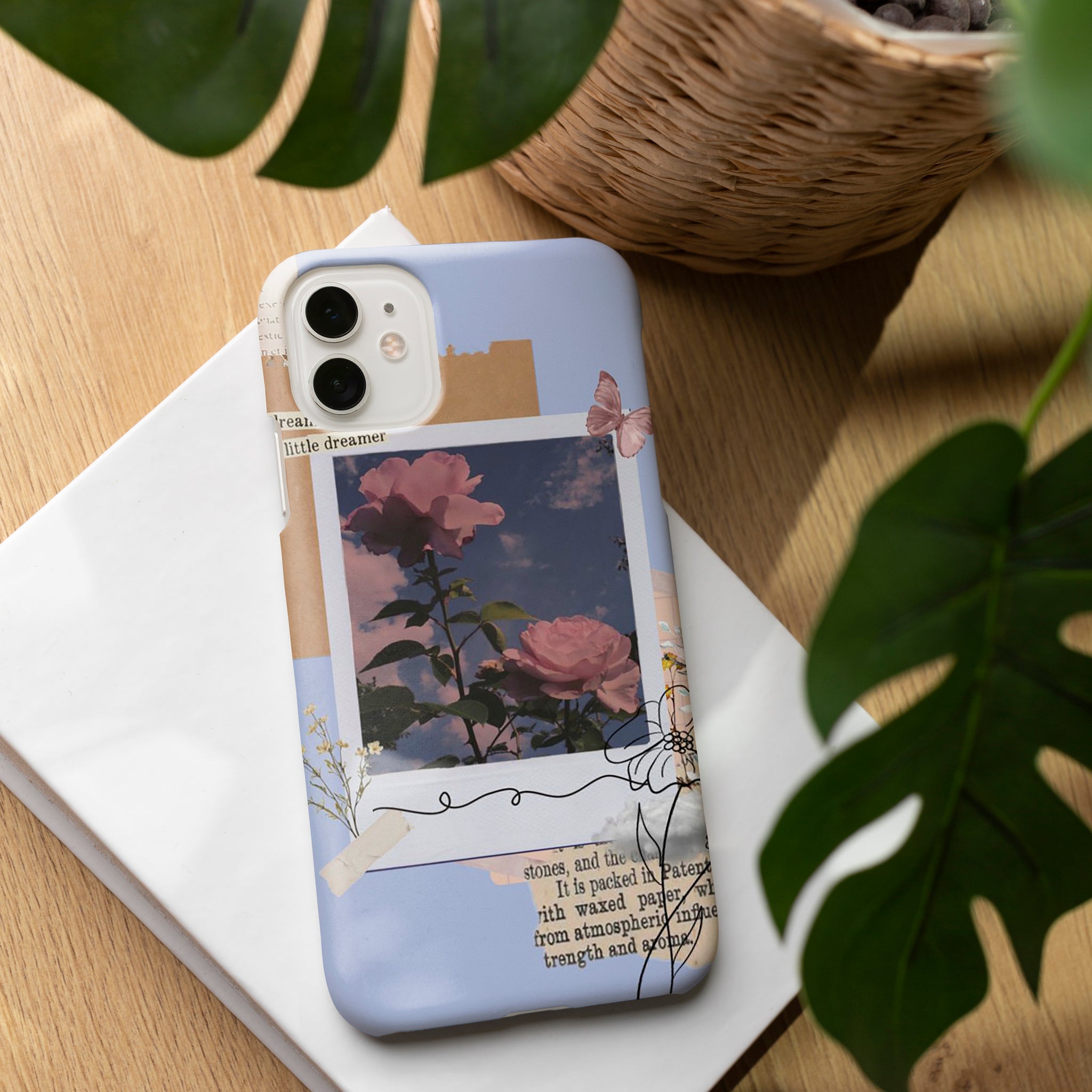 AD093 - Aesthetic Floral - Quotes Mobile Case
