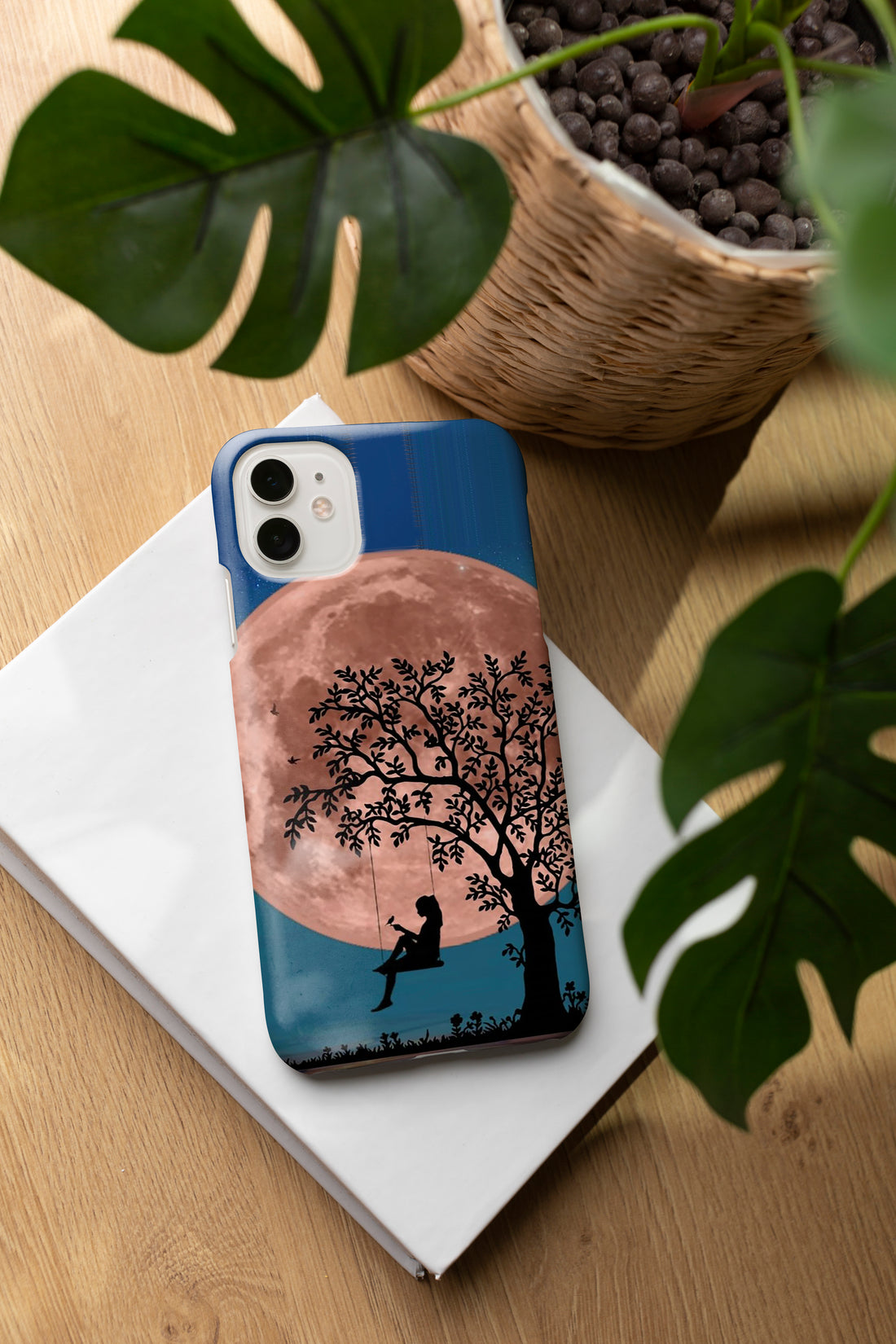 AD098 - Girl Sitting On Swing - Aesthetic Mobile Case