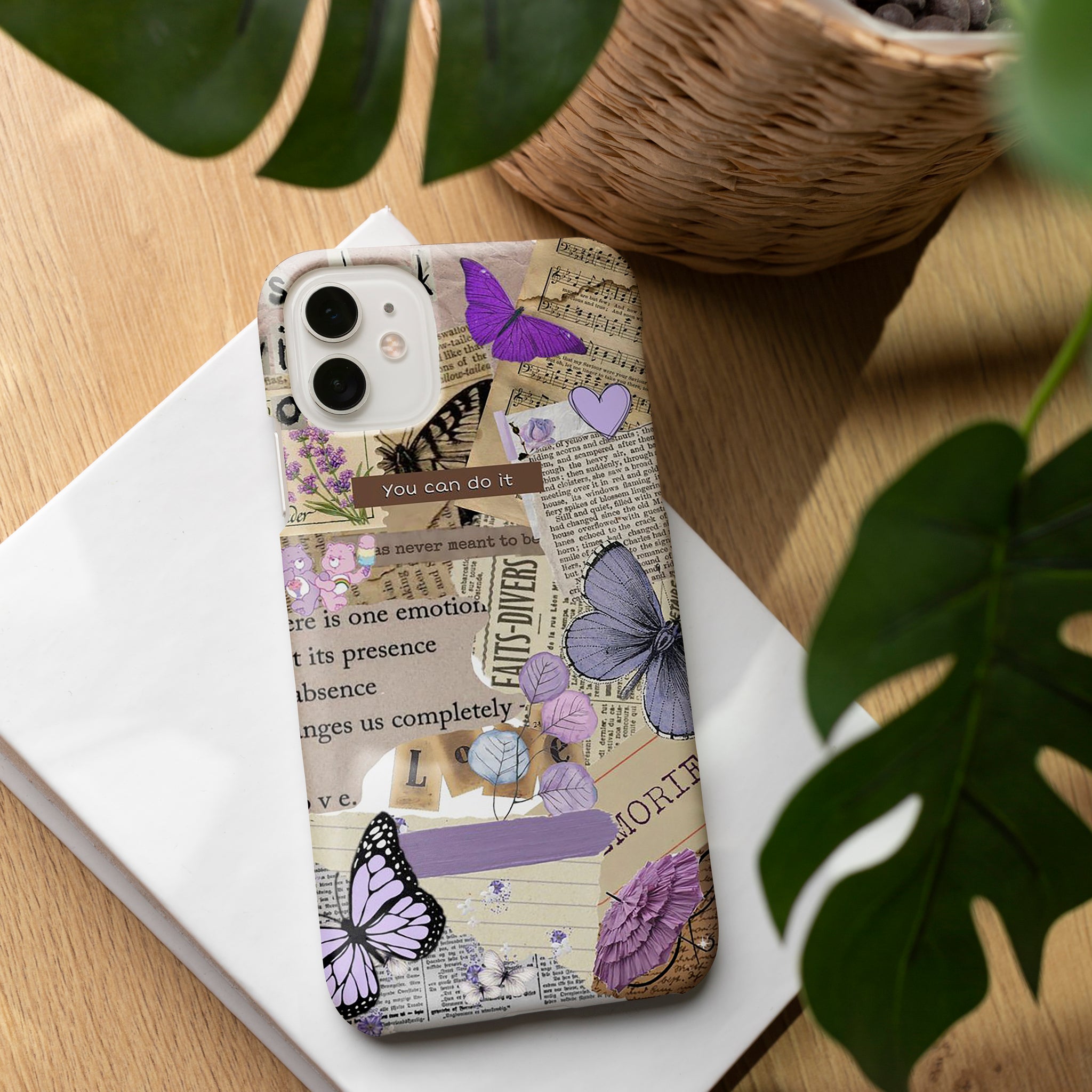AD109 - You Can Do It - Butterfly Mobile Case