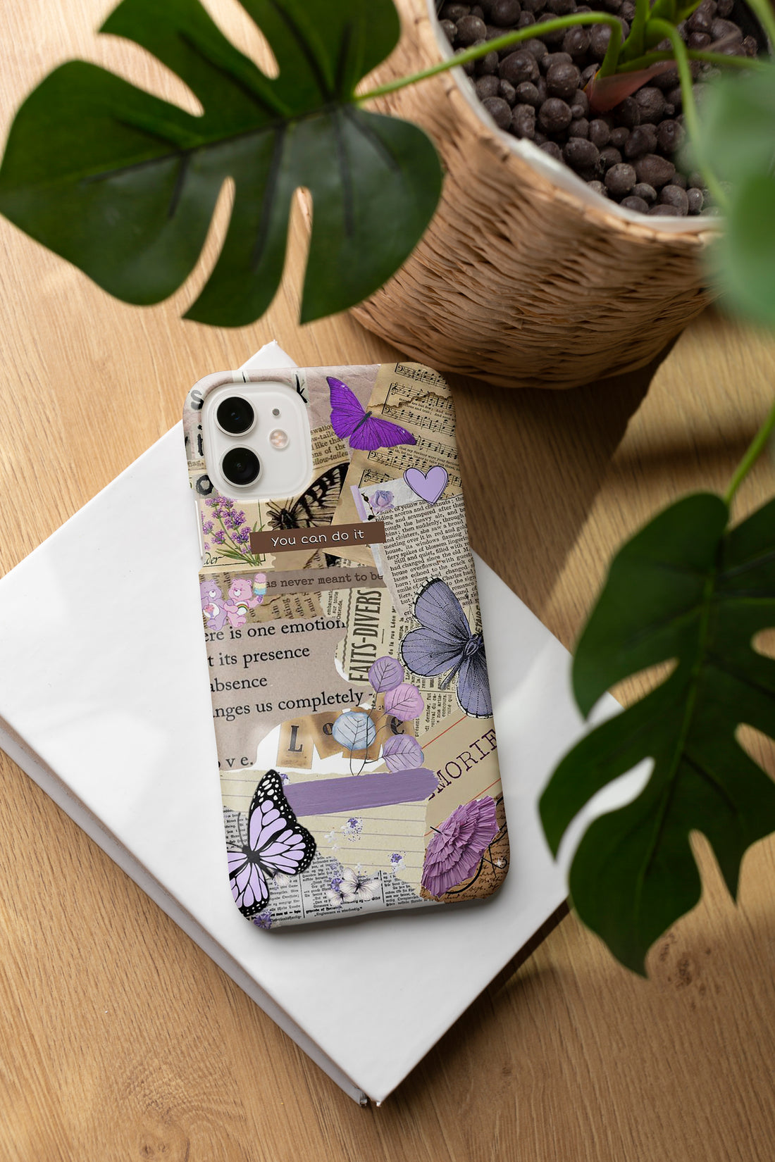 AD109 - You Can Do It - Butterfly Mobile Case