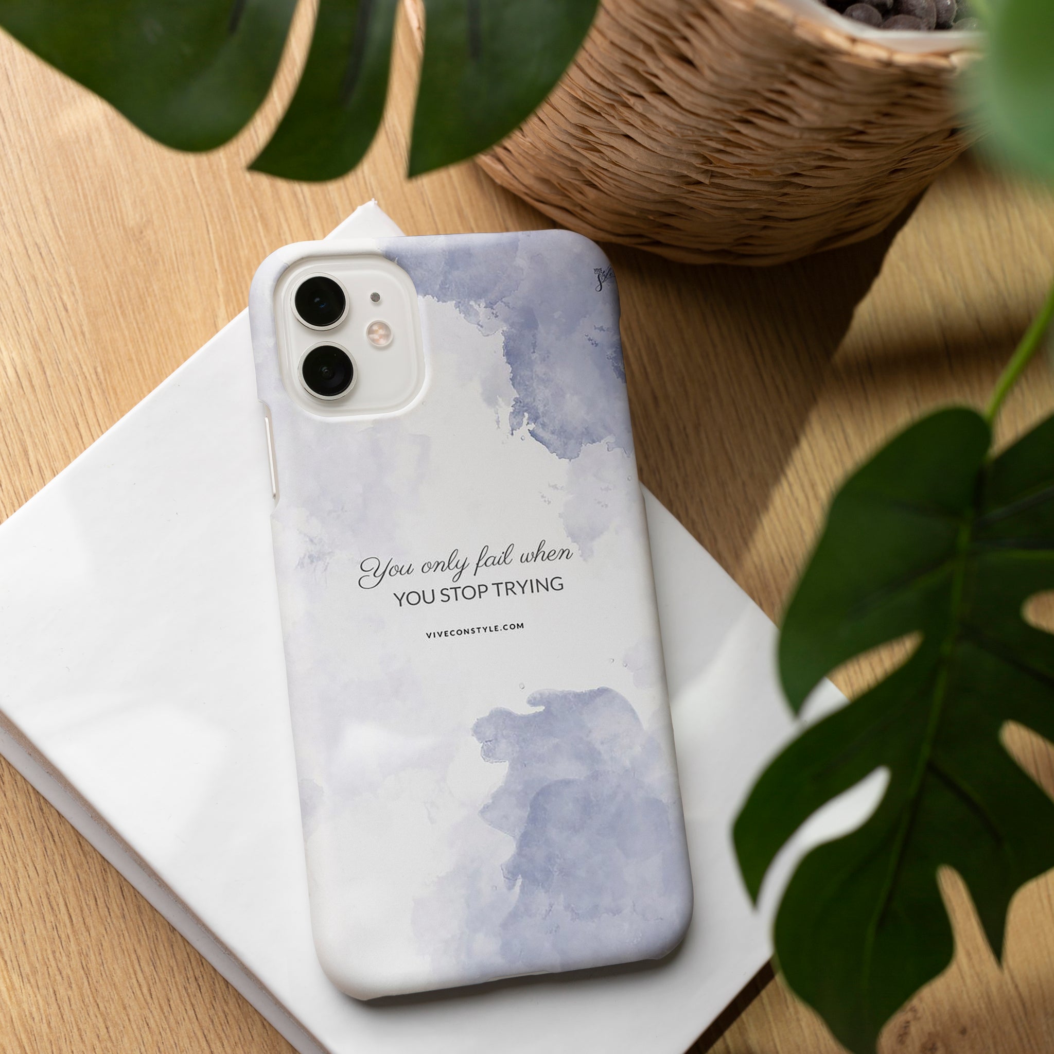 AD113 - You Only Fails Where You Stop Trying - Quotes Mobile Case