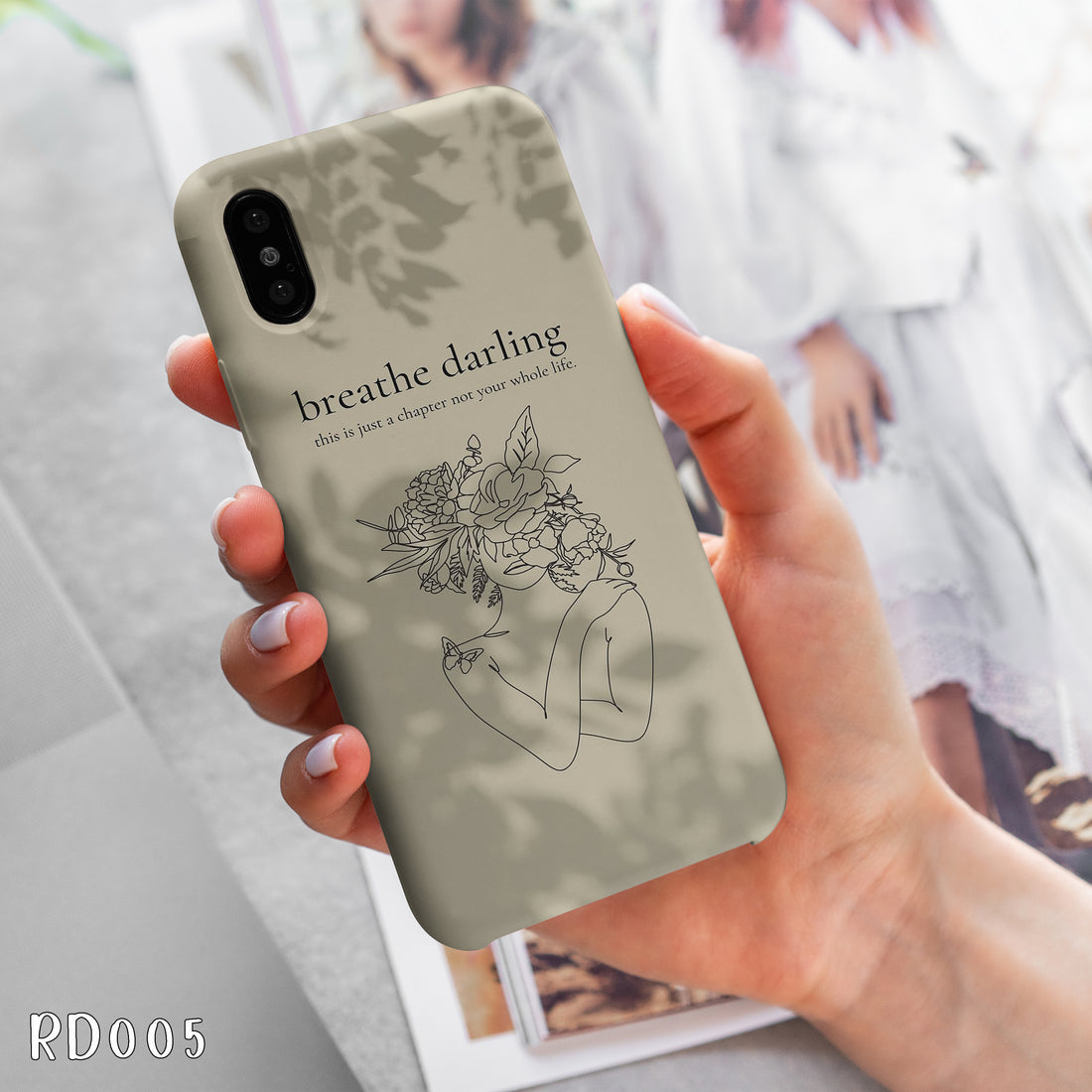 RD005 - Breathe Darlings - Aesthetic Mobile Case