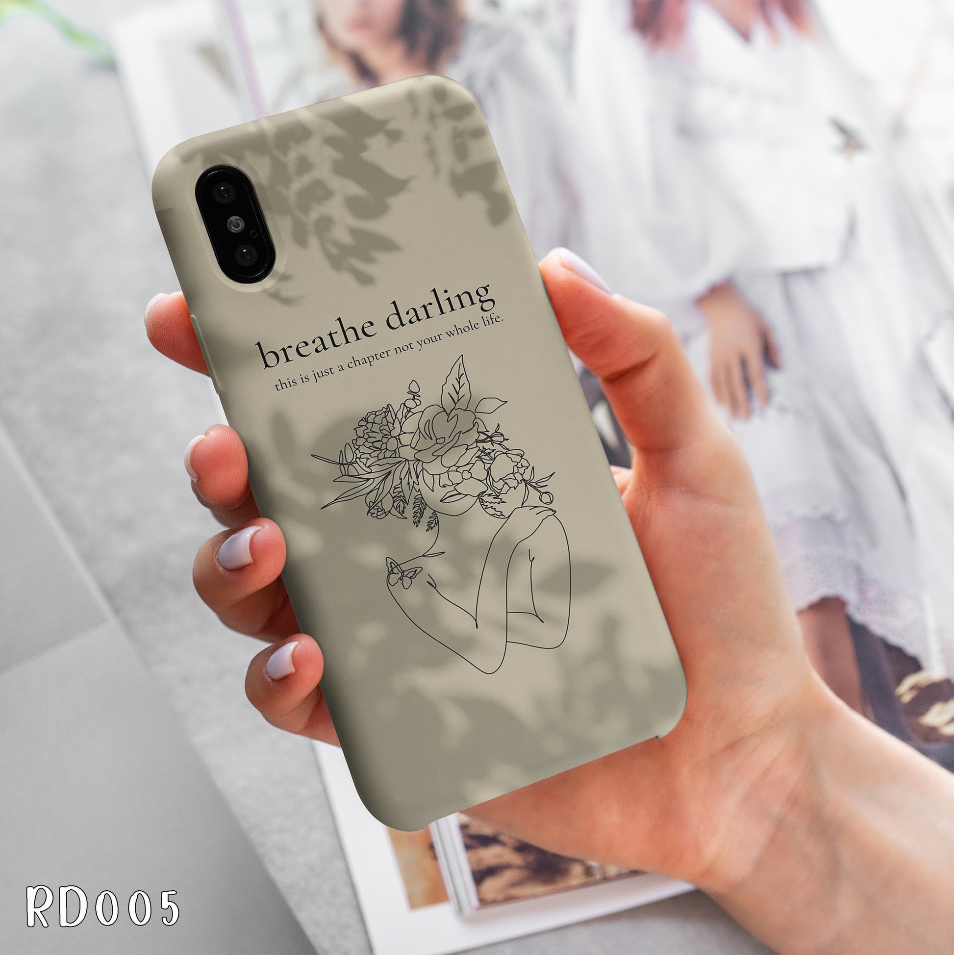 RD005 - Breathe Darlings - Aesthetic Mobile Case