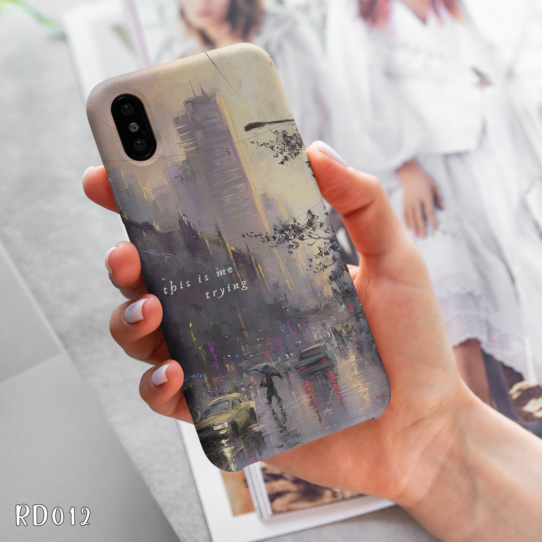 RD012 - This is Me Trying - Aesthetic Mobile Case
