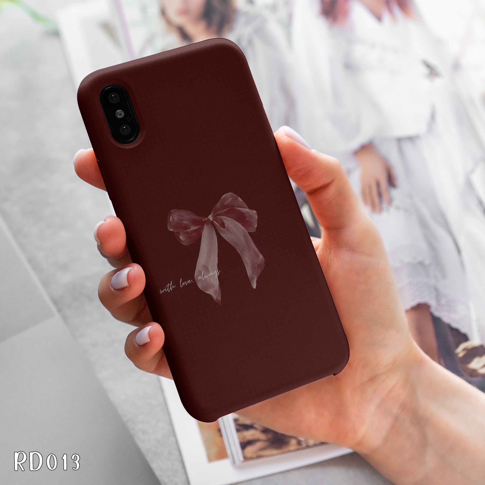 RD013 - Red Bows - Aesthetic Mobile Case