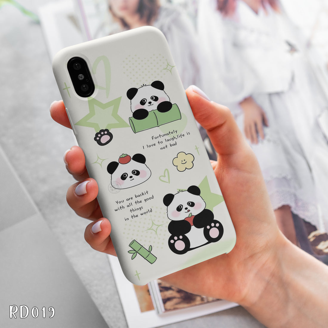 RD019 - Cute Panda - Bear Mobile Case