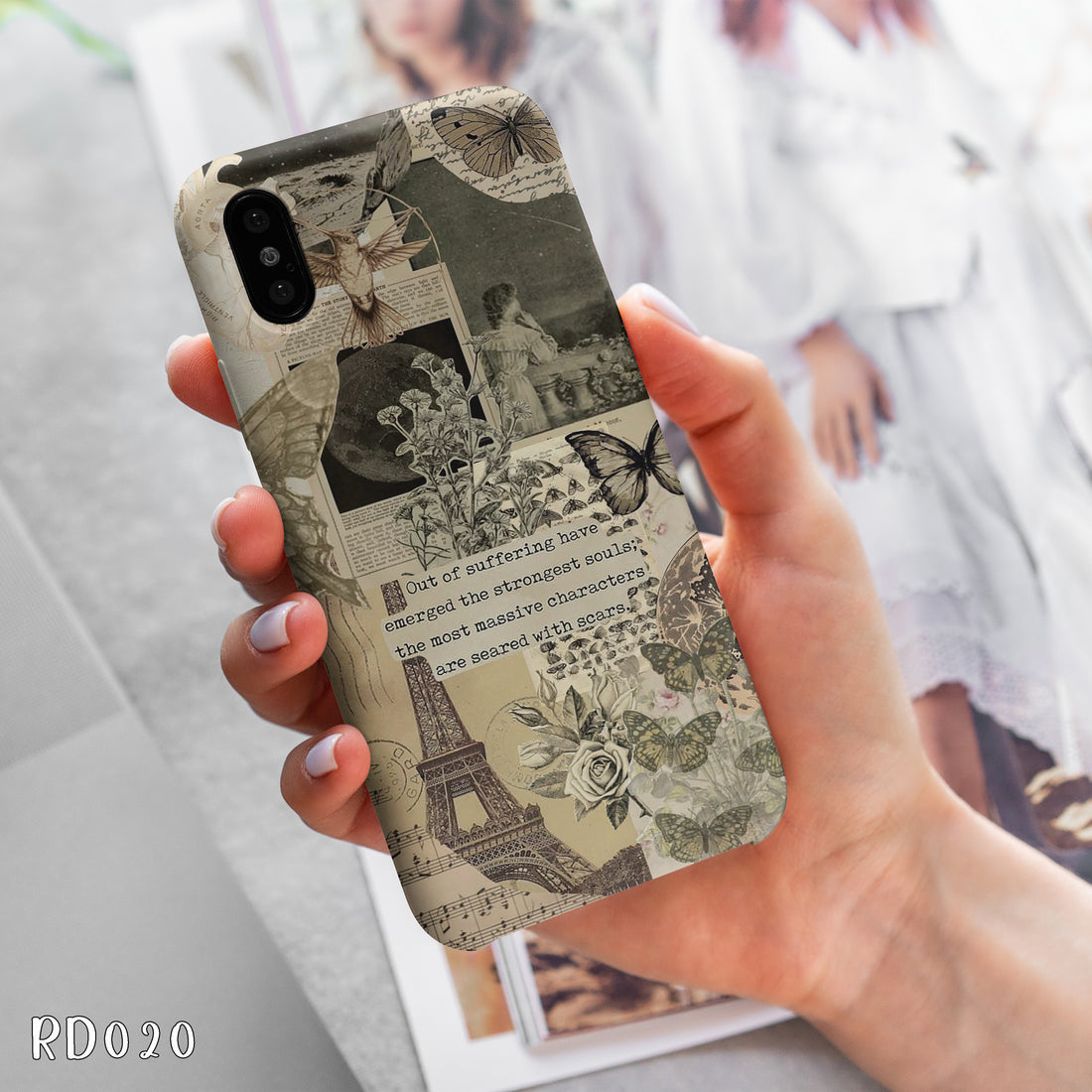 RD020 - Vinage Butterfly - Aesthetic Mobile Case