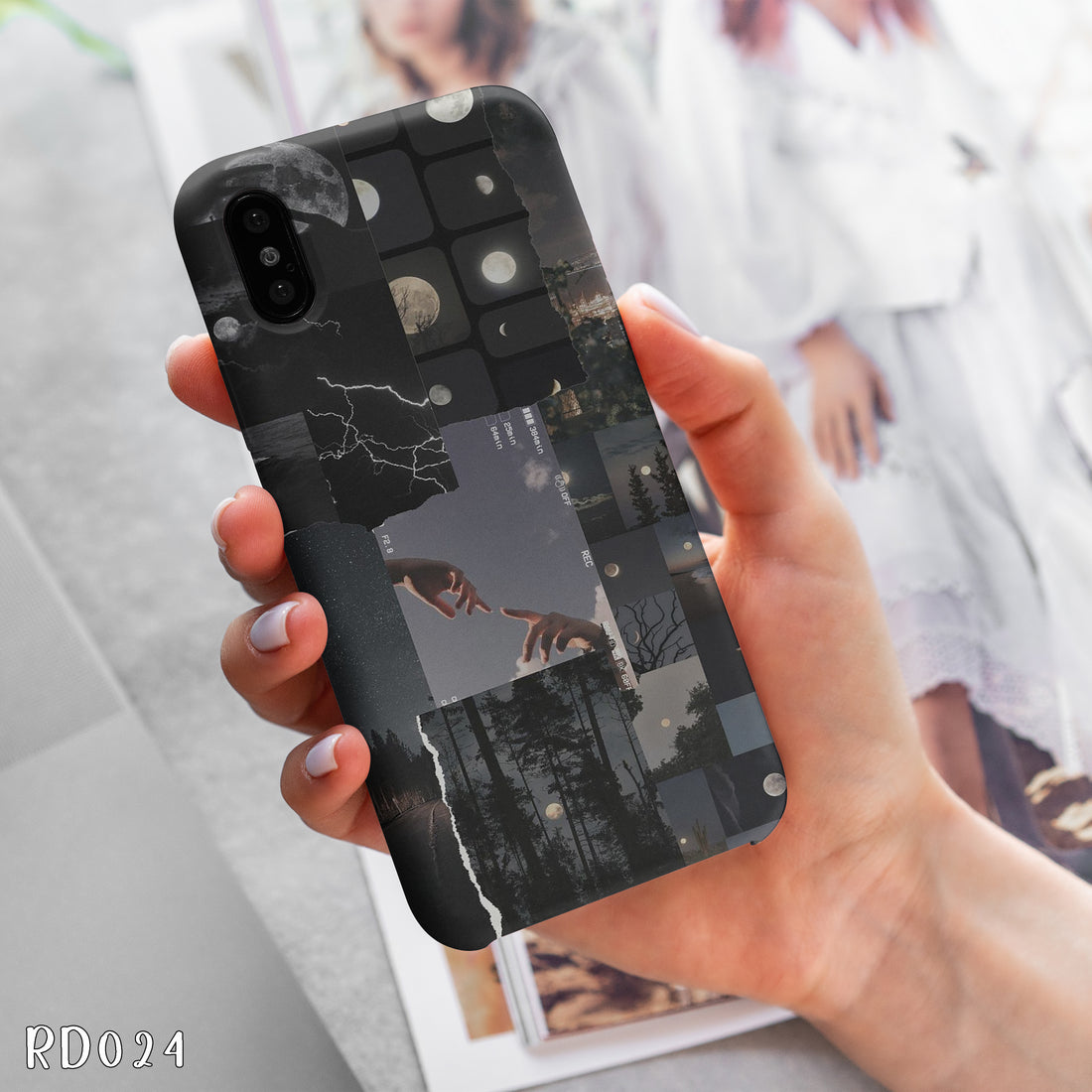AD024 - Aesthetic Moon - Mobile Case