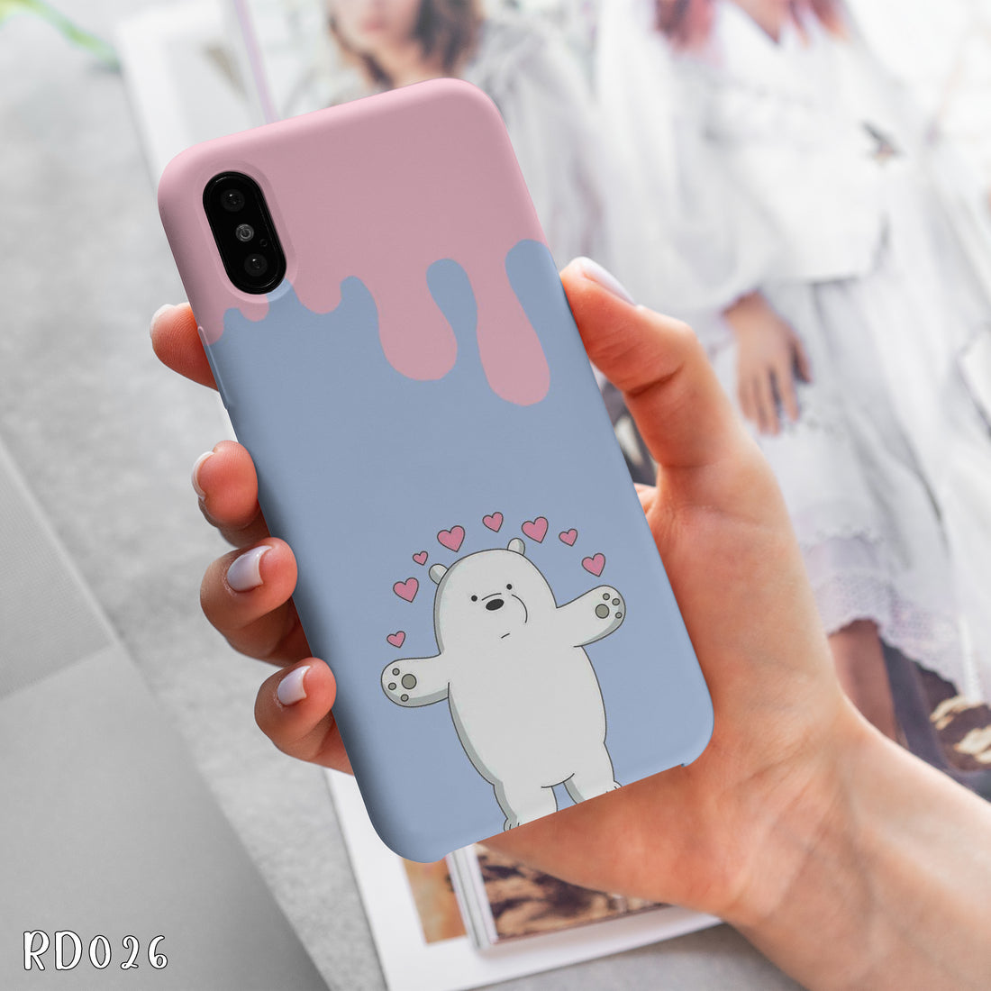RD026 - Cute Bear - Mobile Case