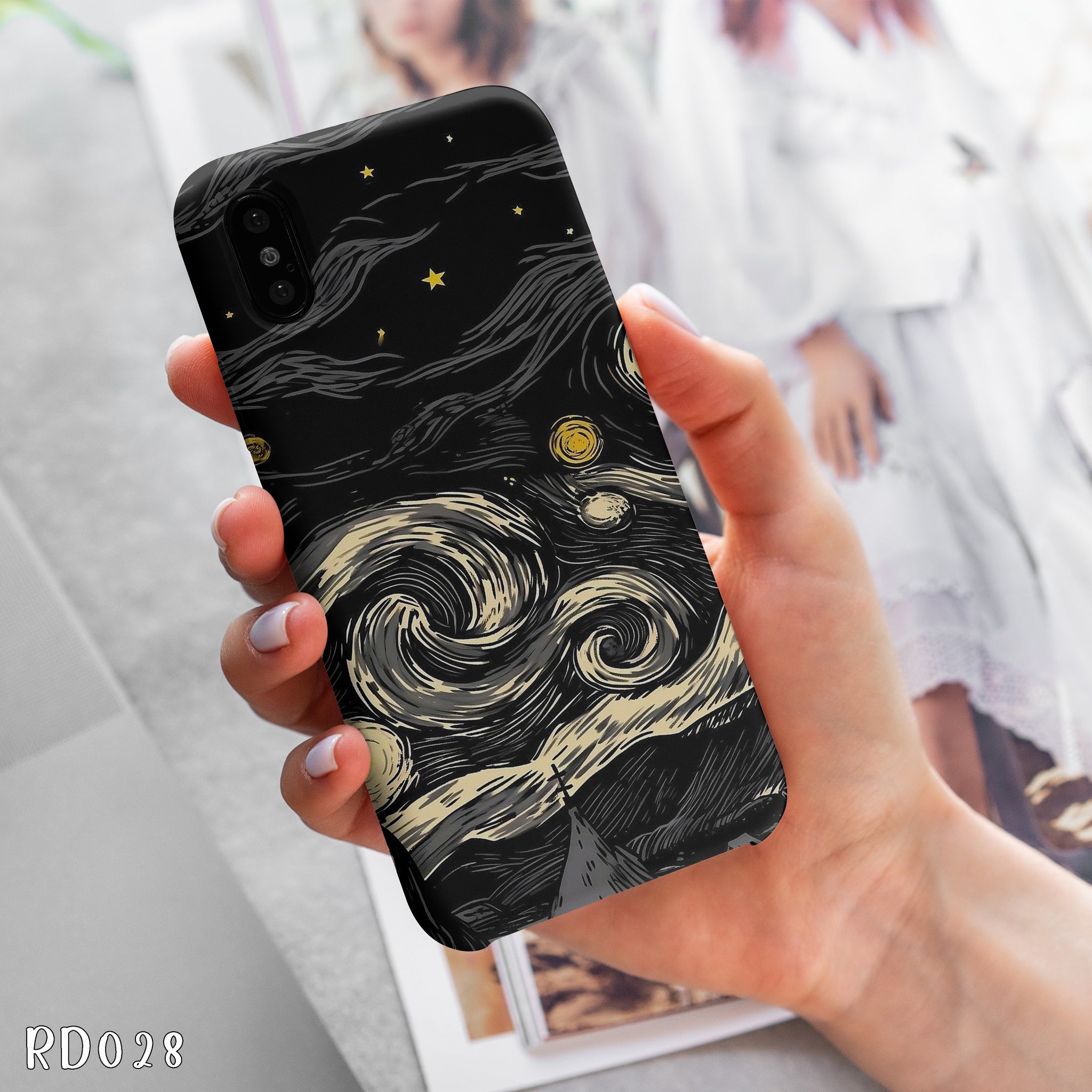 RD028 - The Starry Night - Aesthetic Mobile Case