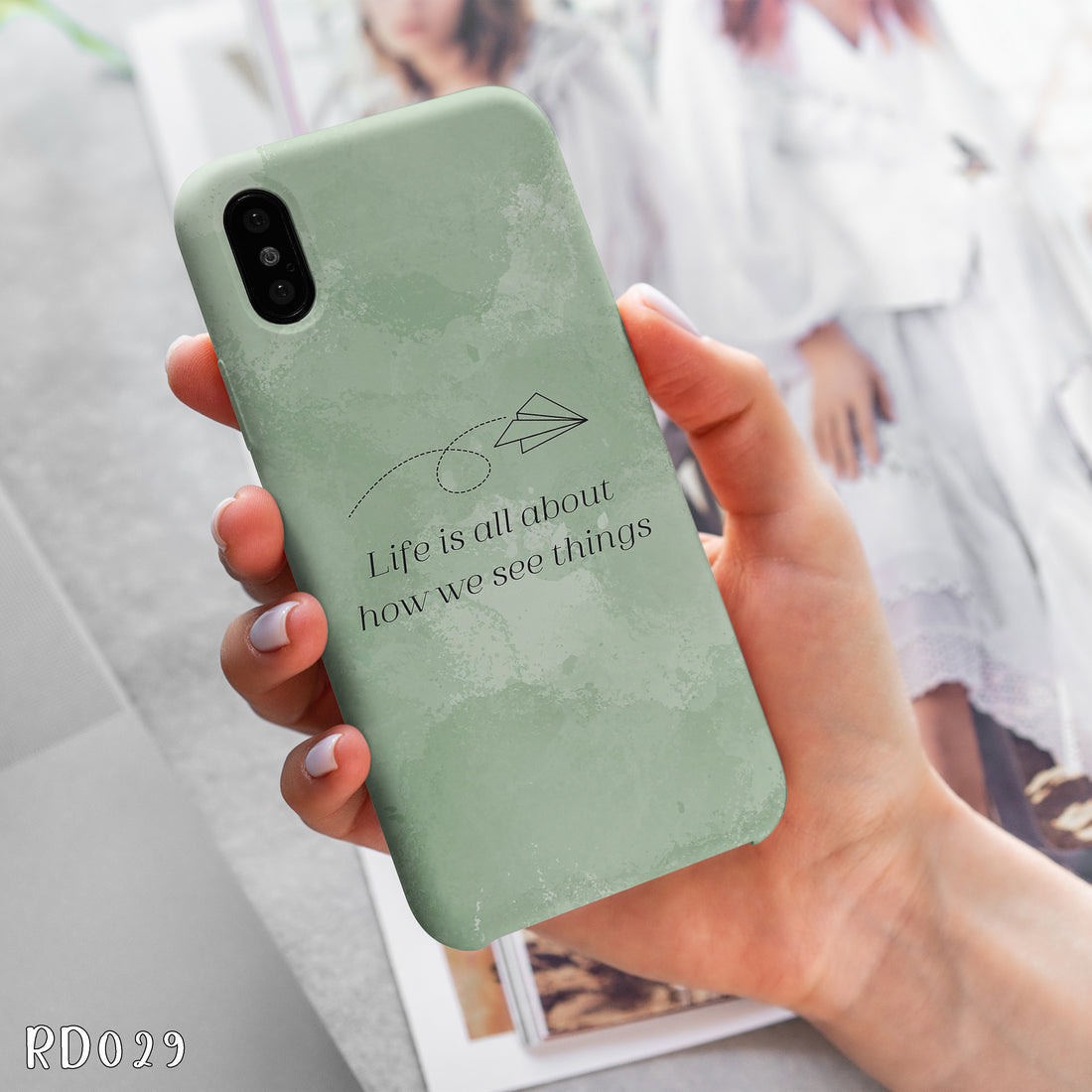 RD029 - Life is All About How We See Things - Quotes Mobile Case