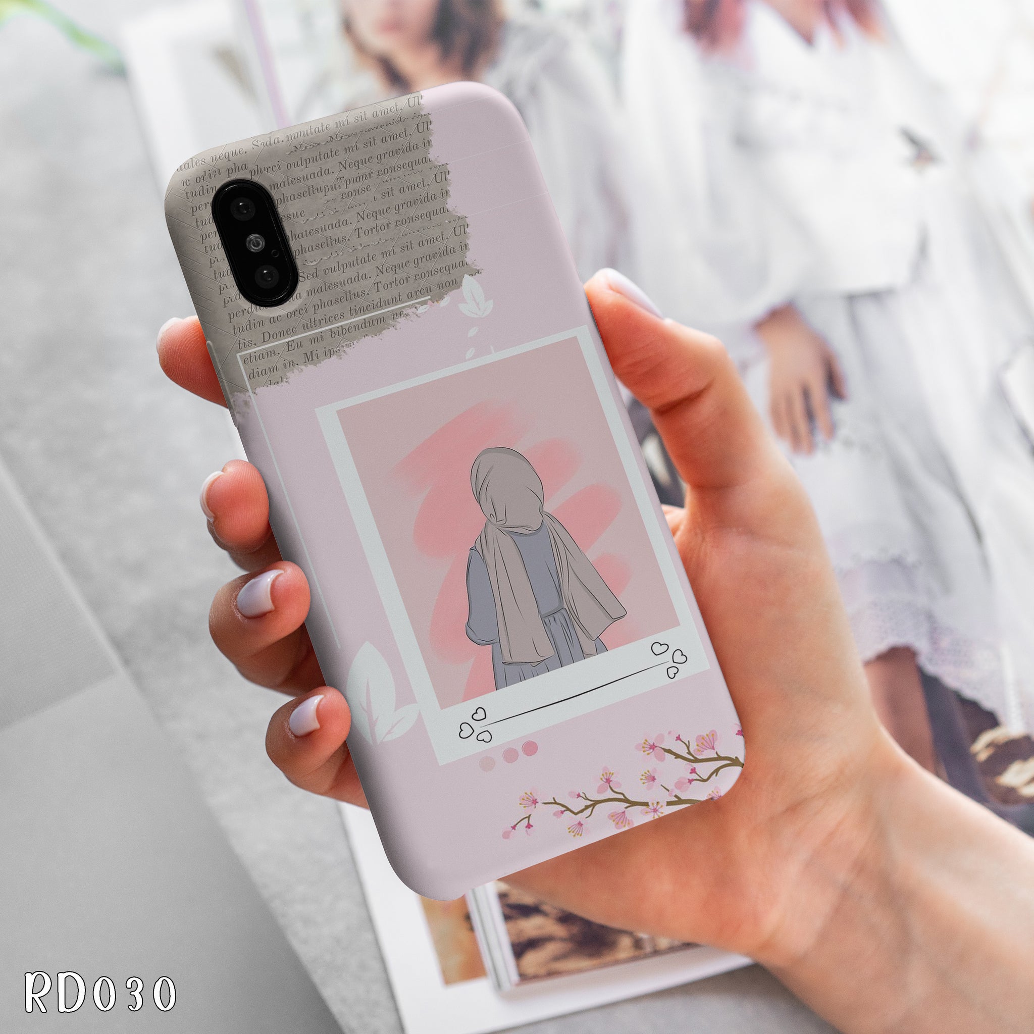 RD030 - Hijab Girl - Aesthetic Mobile Case