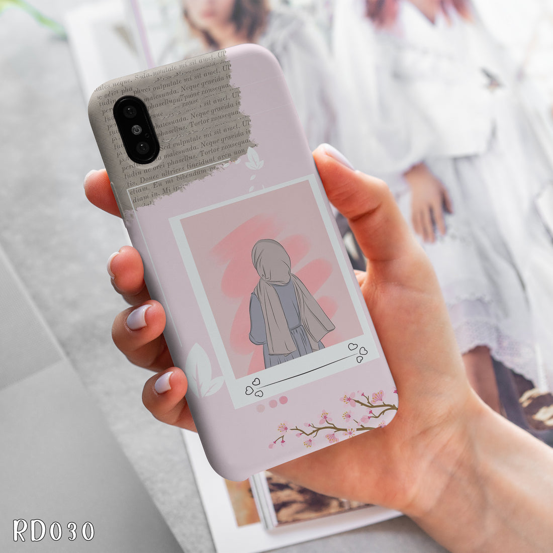 RD030 - Hijab Girl - Aesthetic Mobile Case