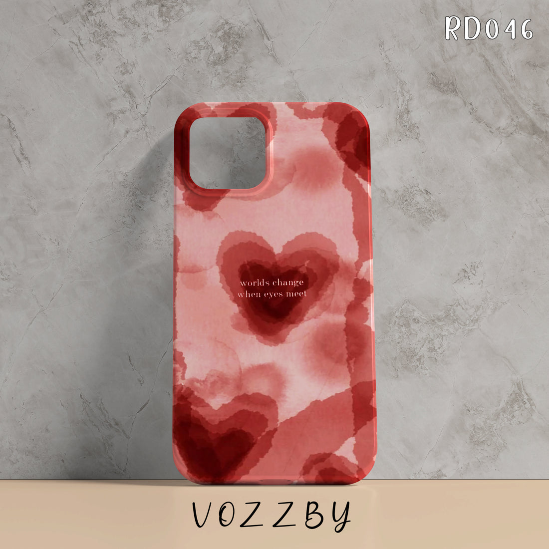 RD046 - World Change When Eyes Meet - Heart Mobile Case